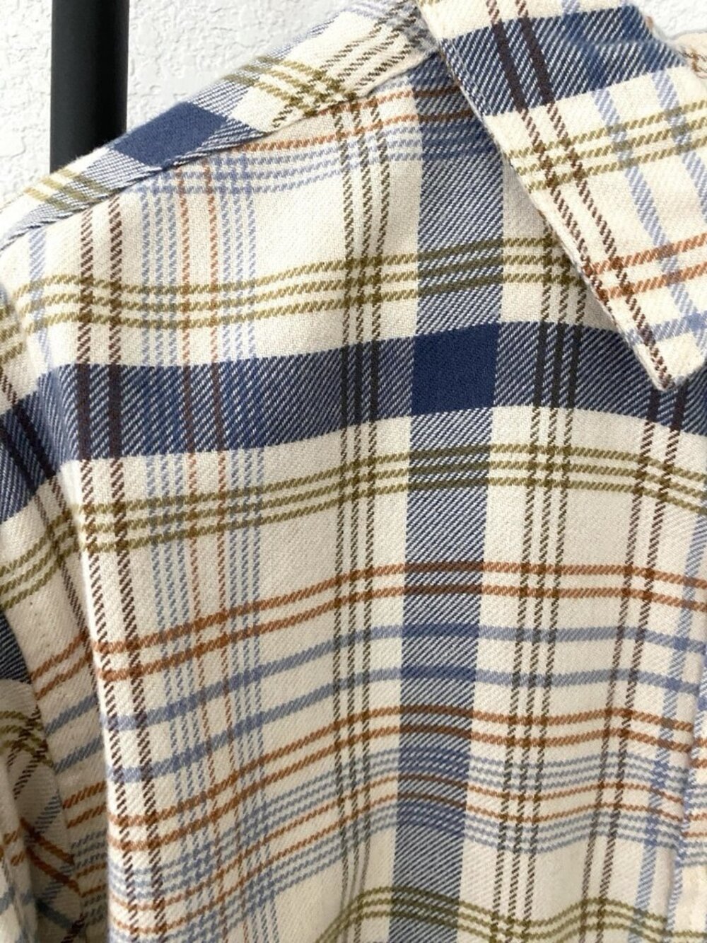 Pendleton Women’s Large 100% Cotton Plaid Flannel Shirt Blouse - Picture 2 of 7